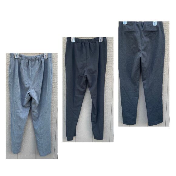 Bundle Lot of 3 black, dark gray, and grey 0.5 chico regular pants - Picture 2 of 8